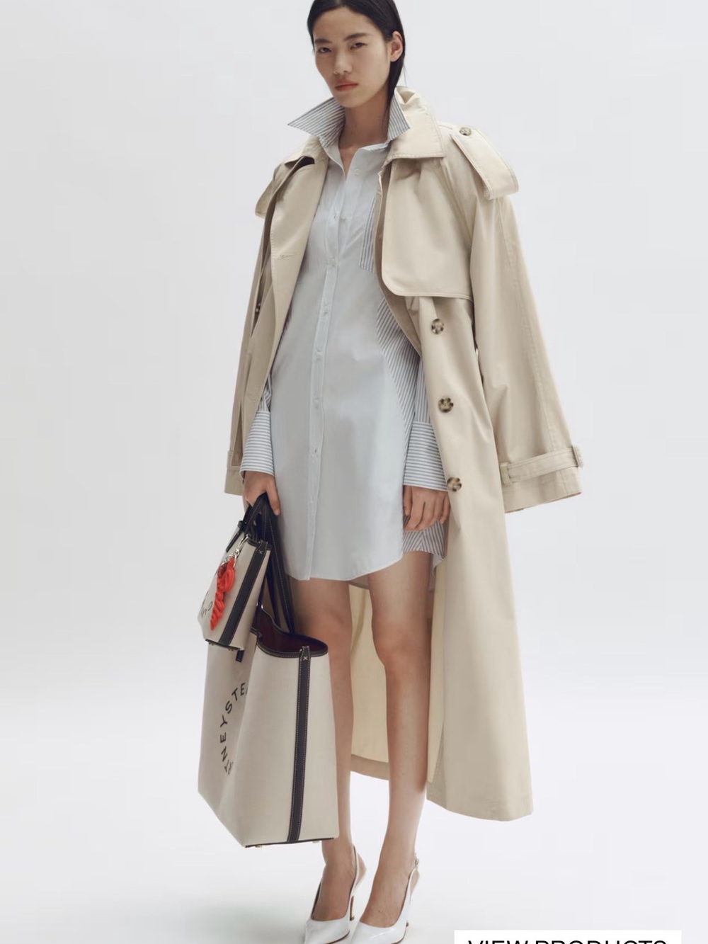 Stella McCartney Beige Trench Coat x HM